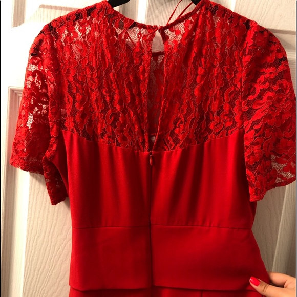 NWOT Zara Jumpsuit in Red - Picture 4 of 9